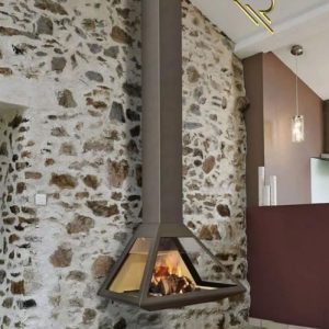 بخاری چوبی کیفیت بالا مدل درافشان