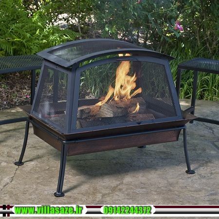 بخاری هیزمی مدرن