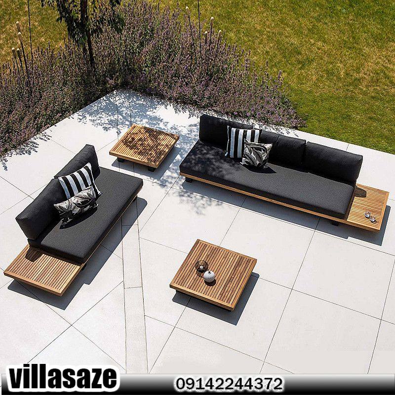 مبلمان چوبی فضای باز