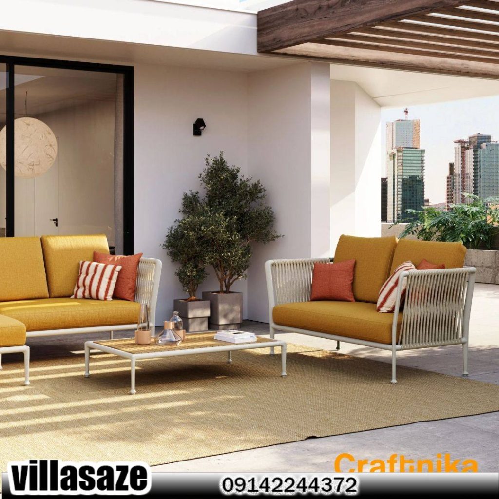 مبلمان فلزی ویلایی