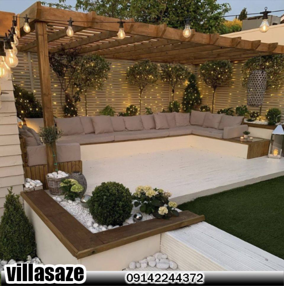 آلاچیق چوبی فضای باز