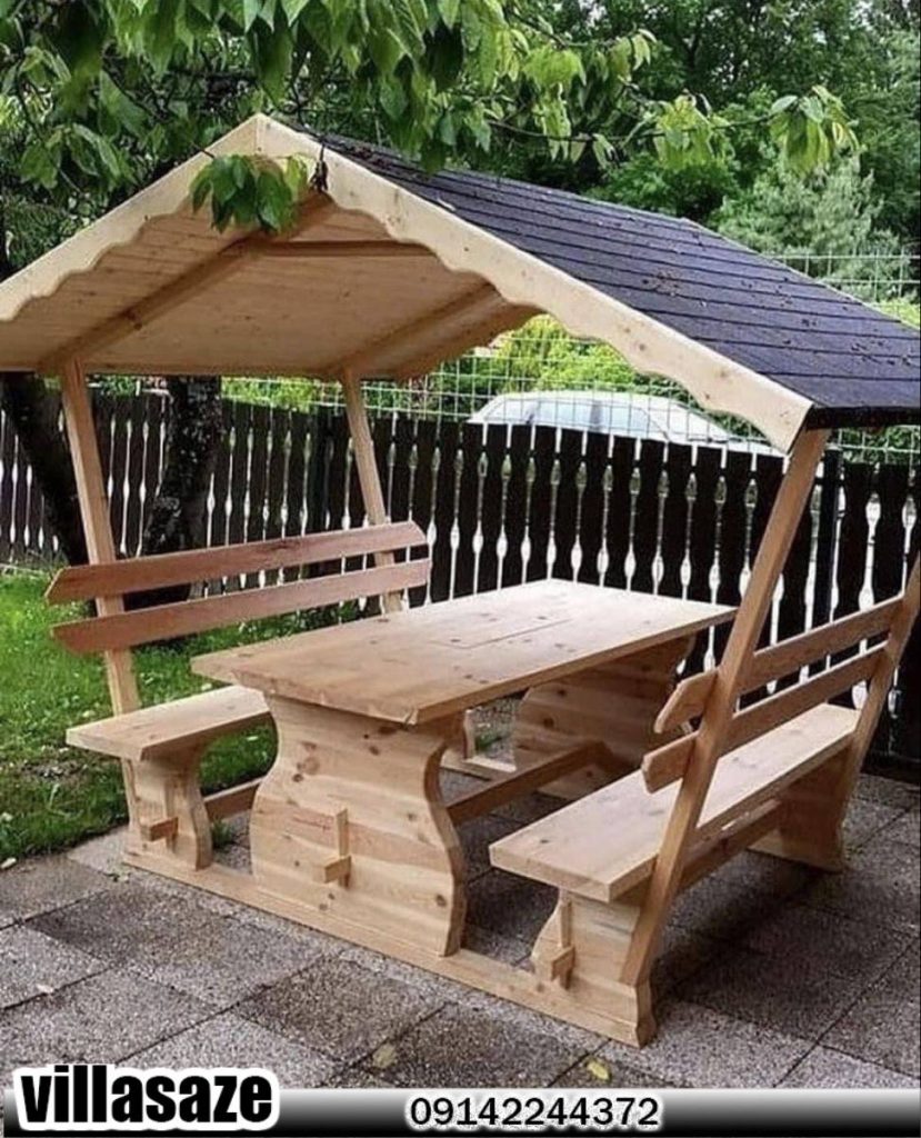 آلاچیق چوبی فضای باز