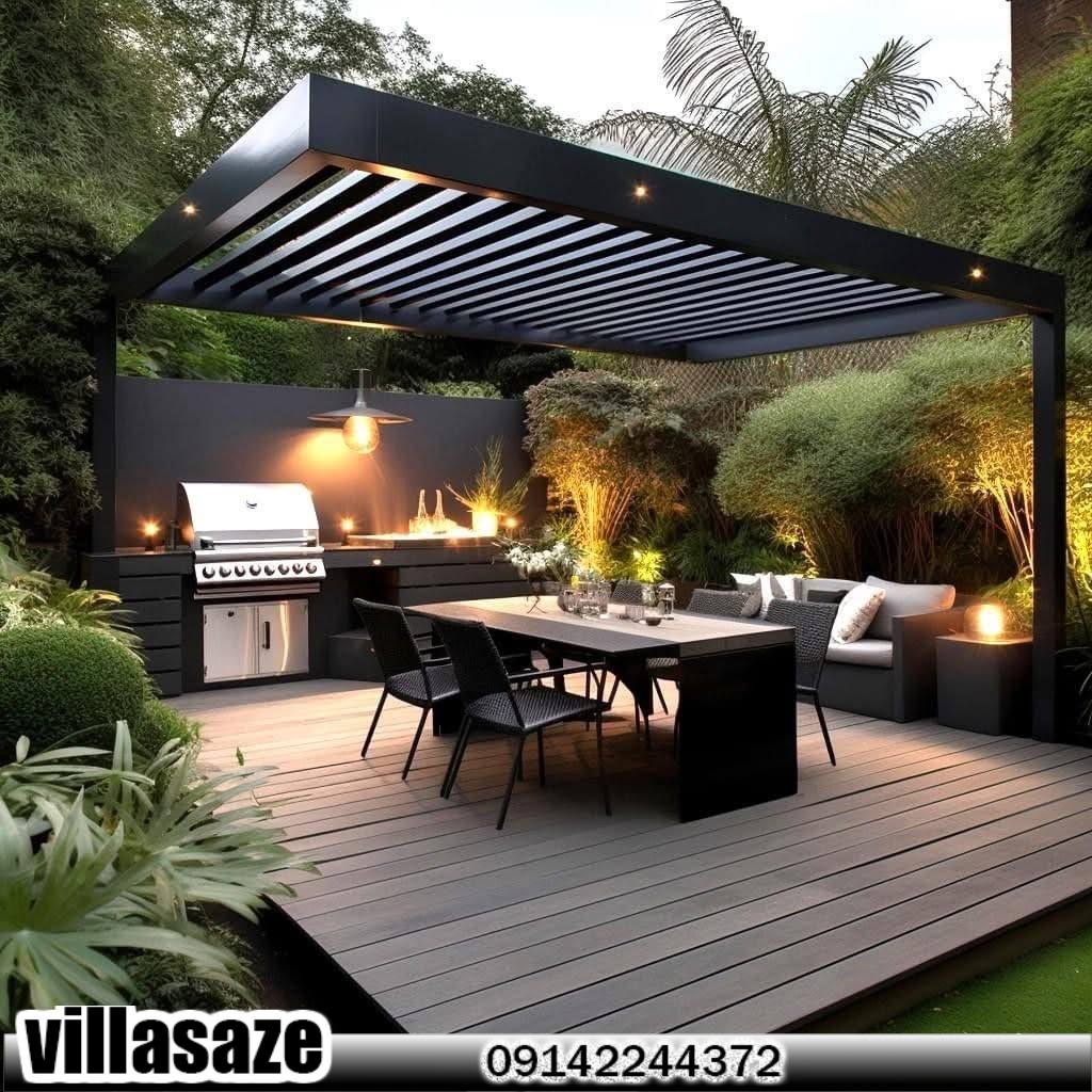 آلاچیق فلزی ویلایی 