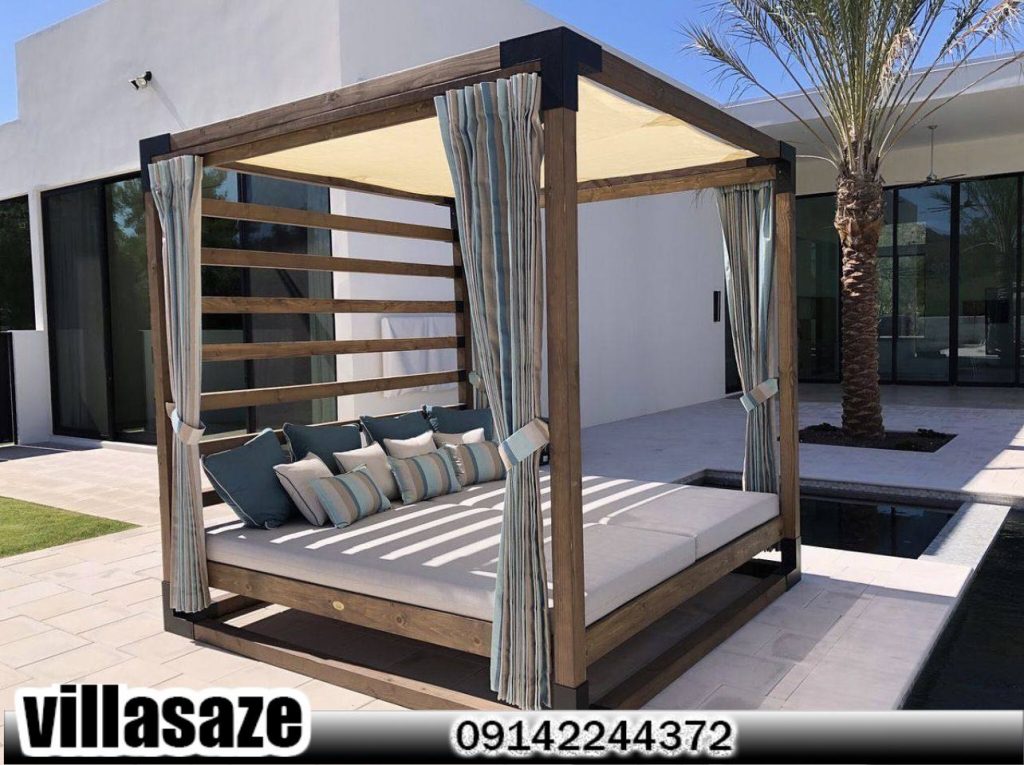 آلاچیق چوبی ویلایی