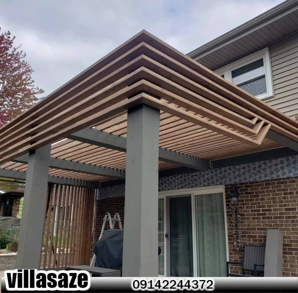 آلاچیق فلزی چوبی