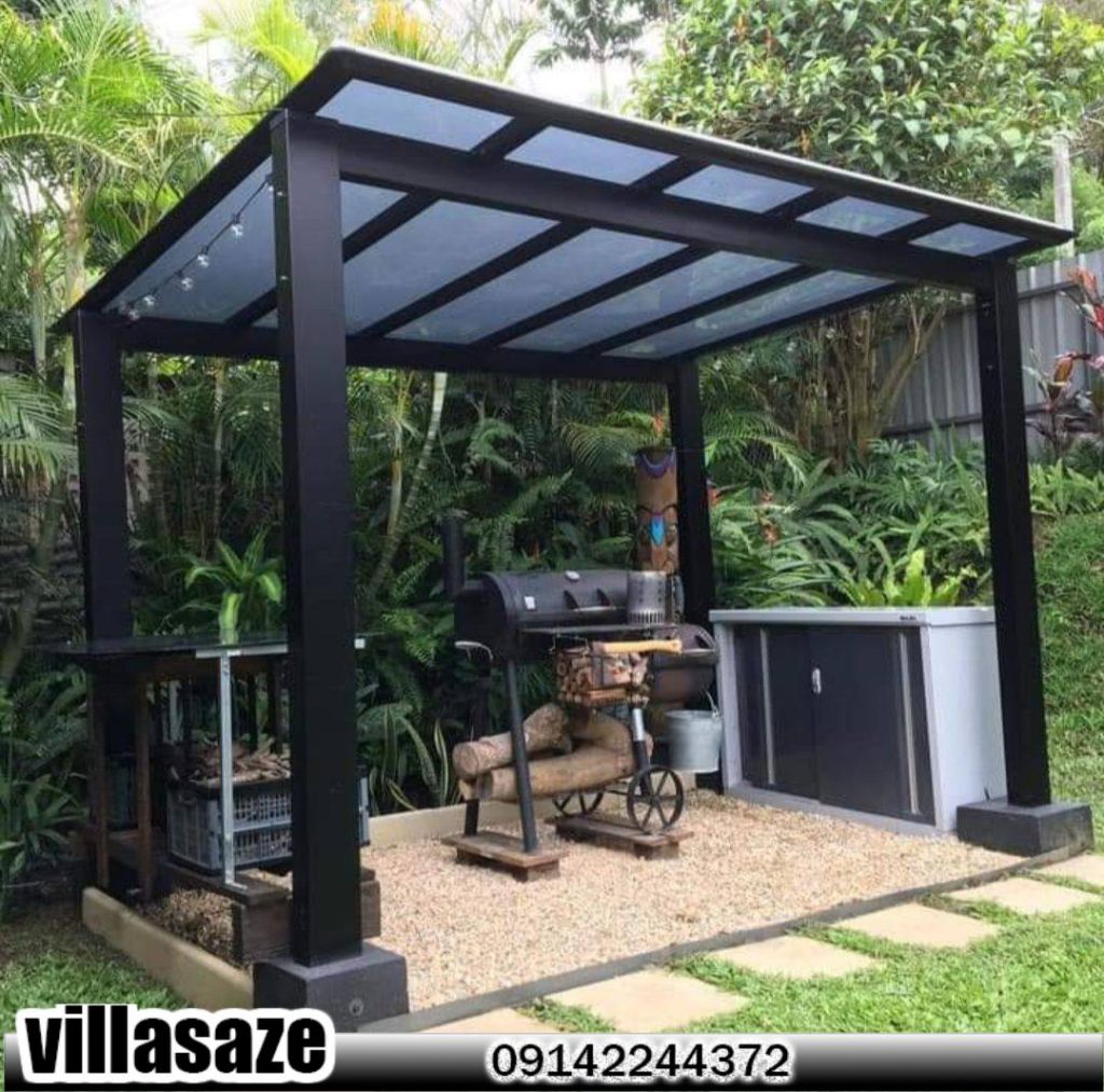 آلاچیق فلزی باغی ویلایی