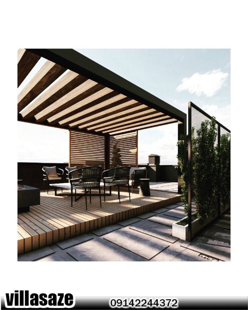 آلاچیق فلزی ویلایی 