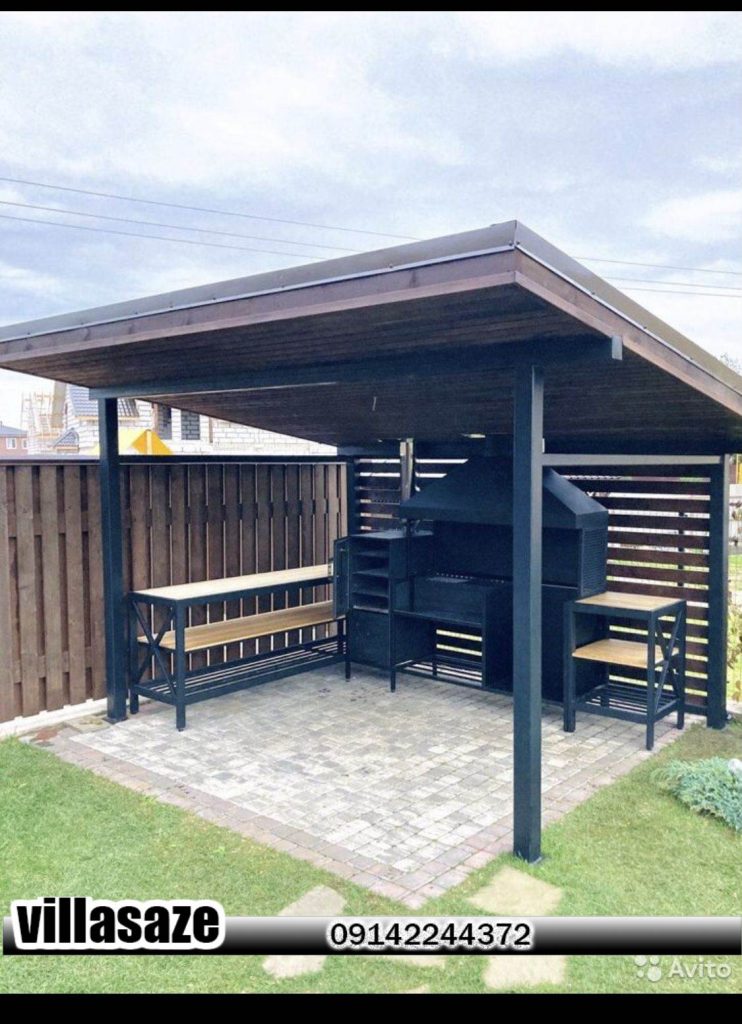 باربیکیو ذغالی فضای باز 