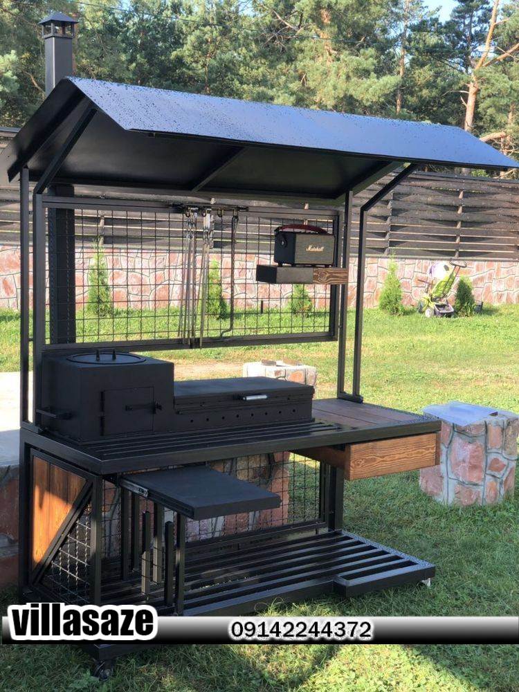 باربیکیو ذغالی باغی ویلایی