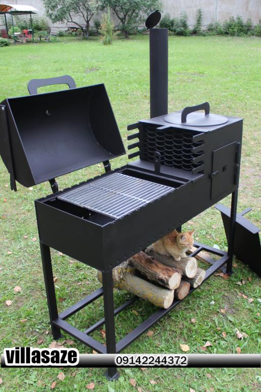 باربیکیو ذغالی ویلایی باغی 