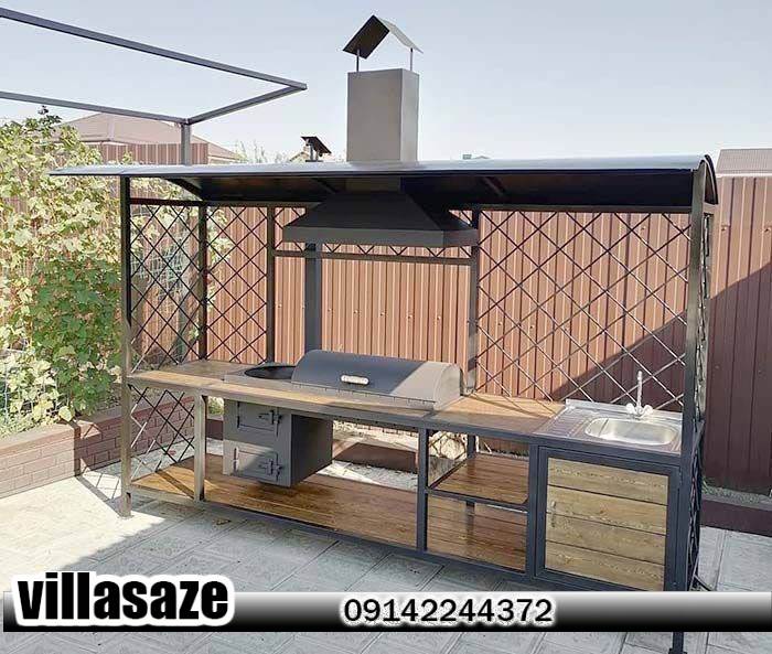 باربیکیو ذغالی ویلایی باغی