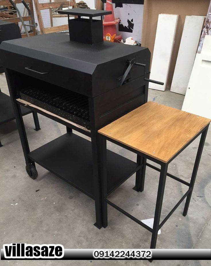 باربیکیو ذغالی ویلایی فلزی 