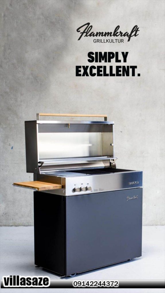 باربیکیو ذغالی گازی فضای باز 