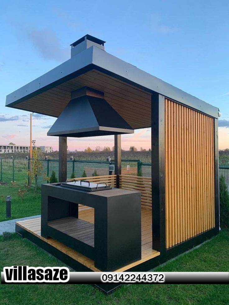 باربیکیو ذغالی فضای باز 