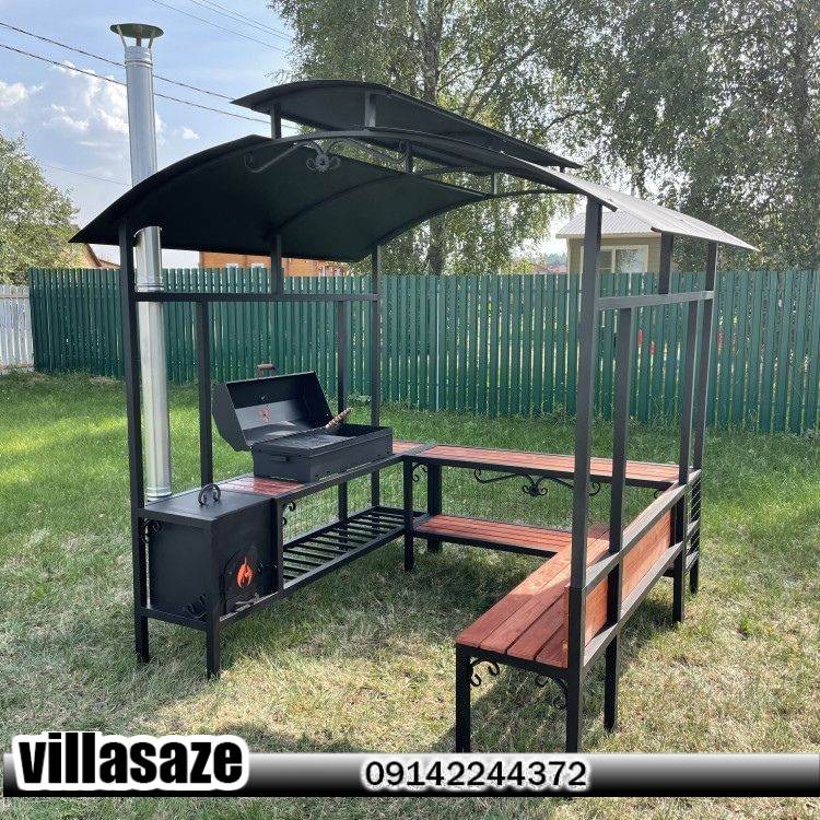 باربیکیو ذغالی فضای باز 