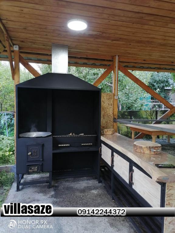 باربیکیو ذغالی ویلایی باغی