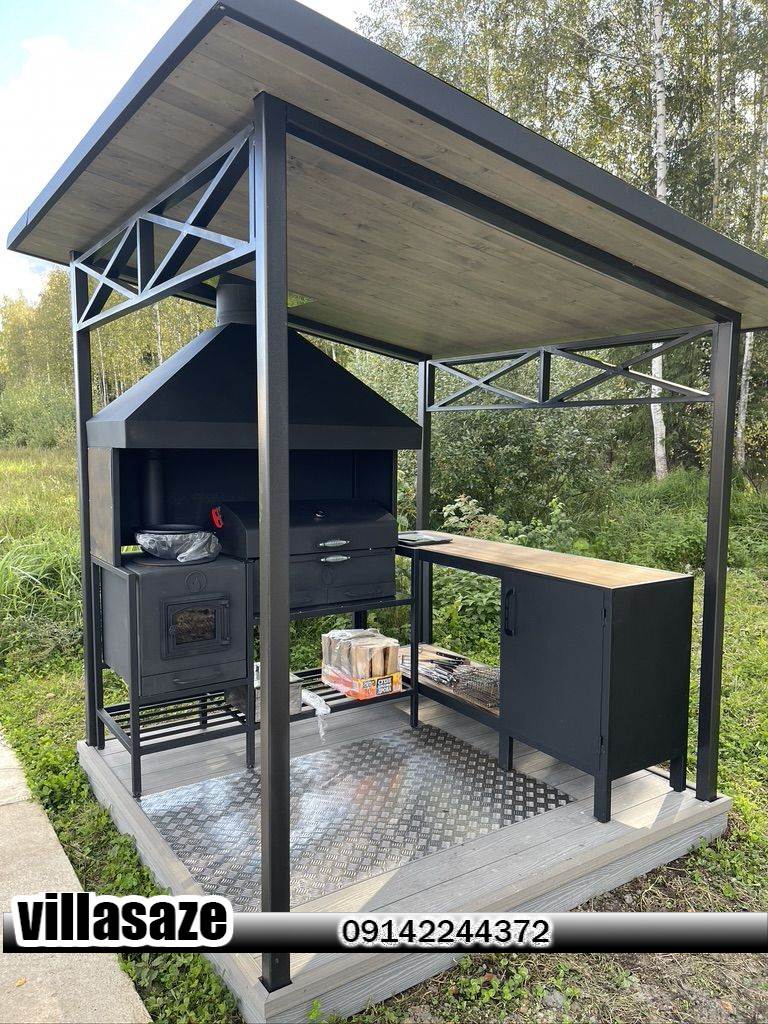 باربیکیو ذغالی باغی ویلایی