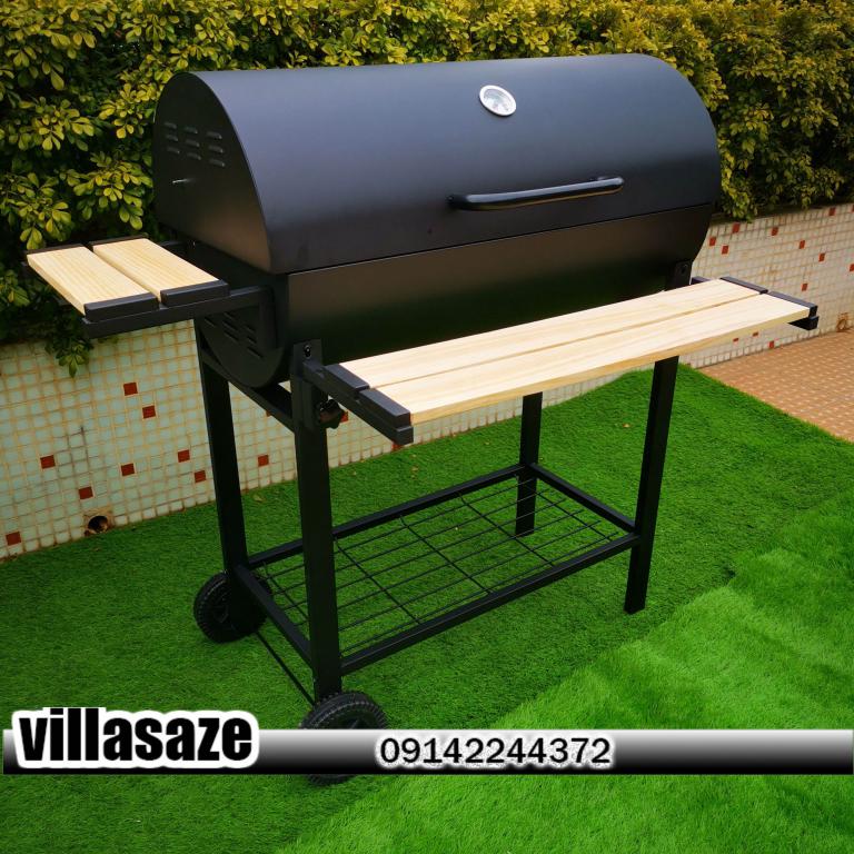 باربیکیو ذغالی چرخ دار ویلاسازه