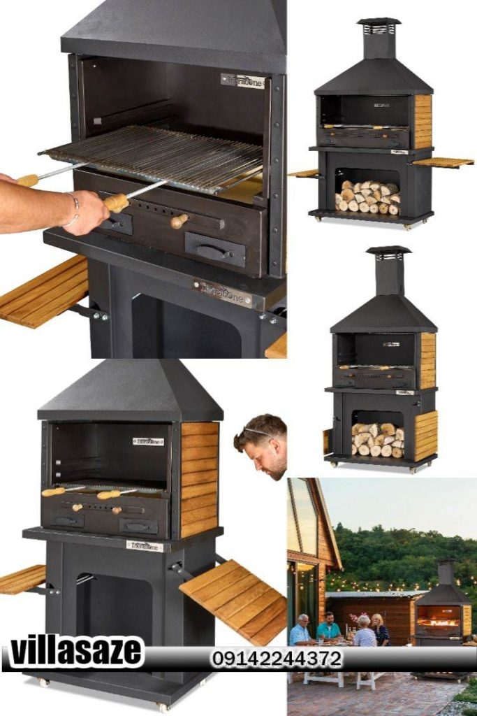 باربیکیو ذغالی ویلایی فضای باز