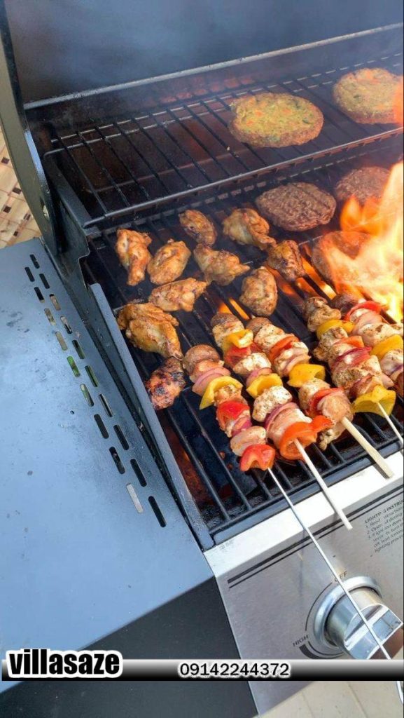 باربیکیو ذغالی گازی ویلایی