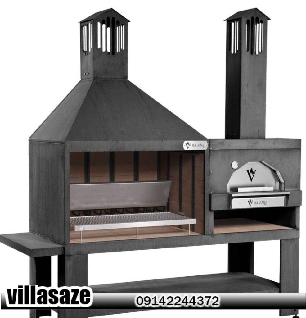 باربیکیو ذغالی ویلایی ضد زنگ