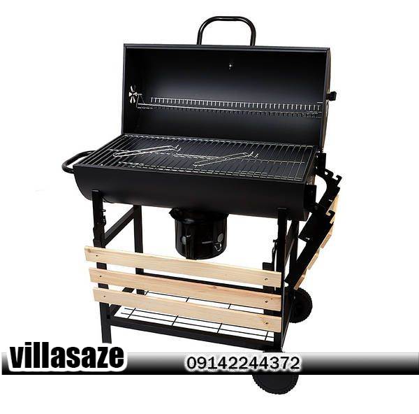 باربیکیو ذغالی ویلایی چرخ دار