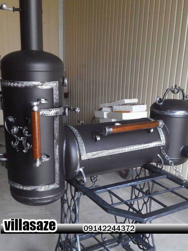 باربیکیو ذغالی ویلایی مدرن