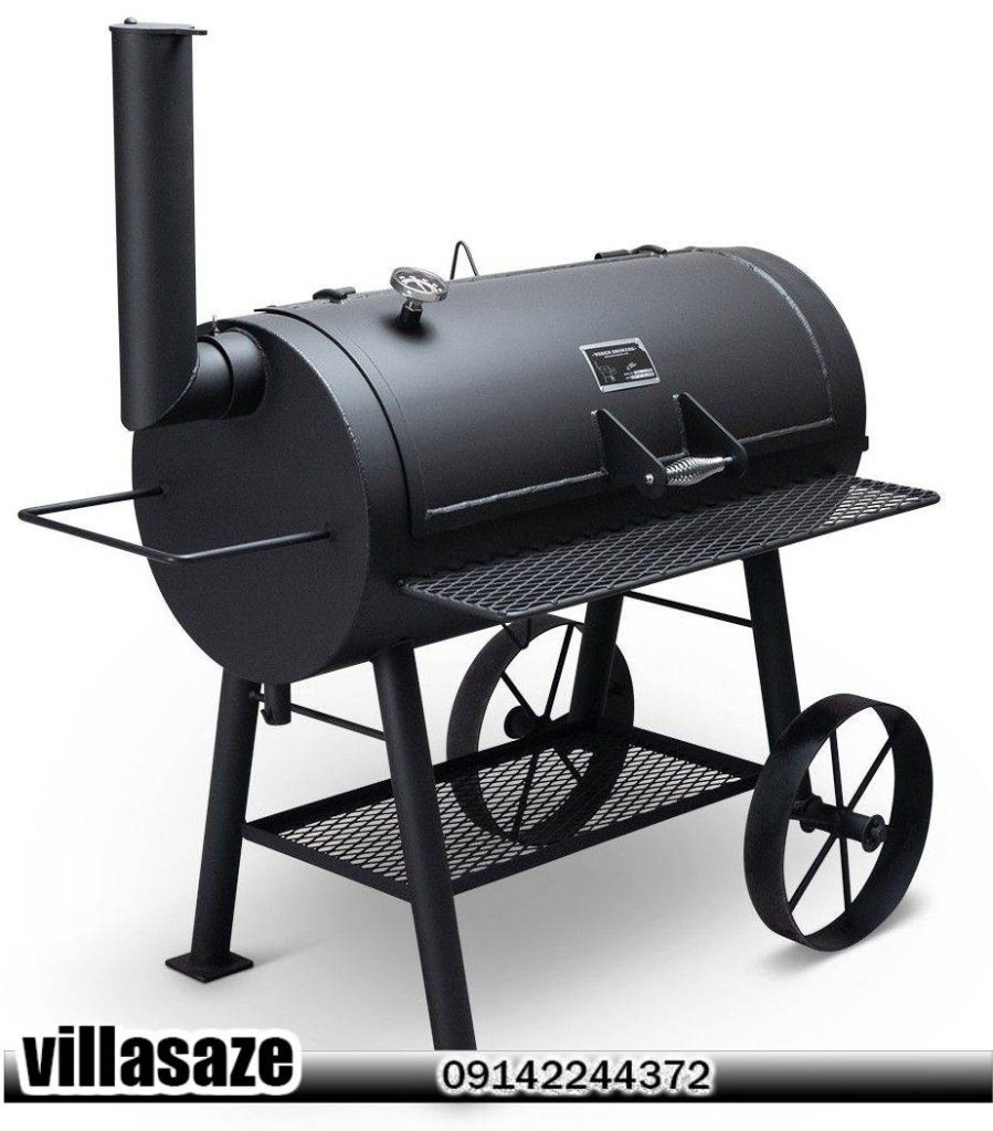 باربیکیو ذغالی ویلایی چرخ دار ویلاسازه