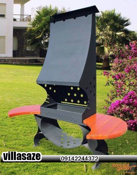 باربیکیو ذغالی ویلایی باغی