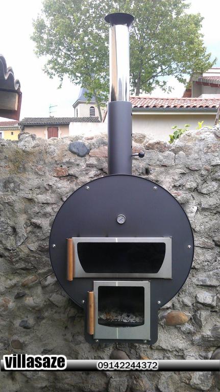 باربیکیو ذغالی دیواری ویلایی