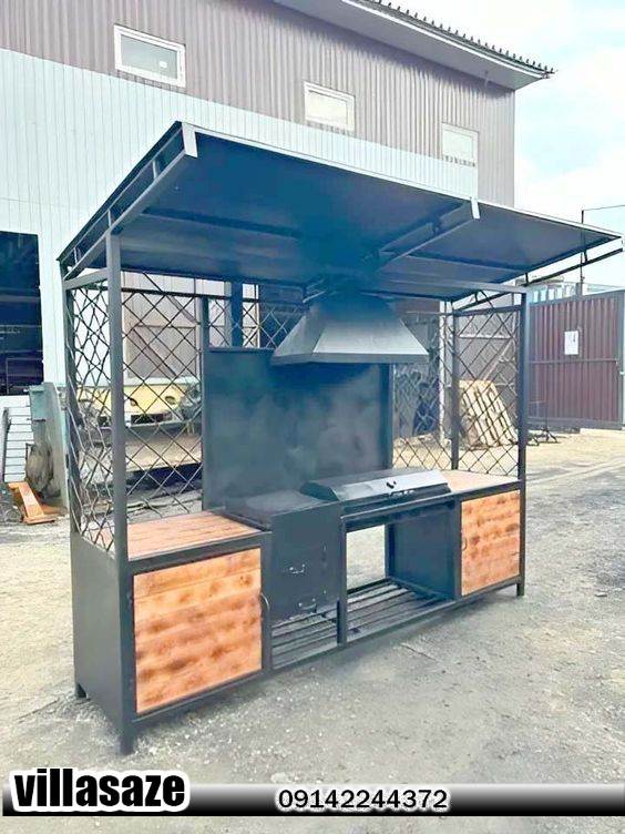 باربیکیو ذغالی ویلایی باغی