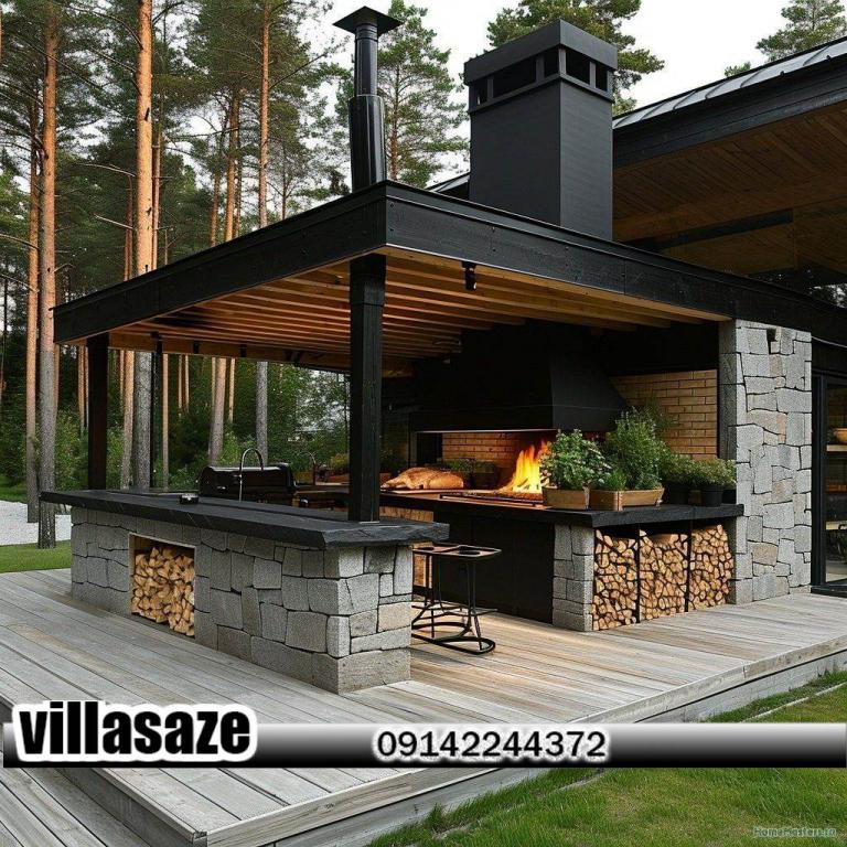 باربیکیو ذغالی ویلایی