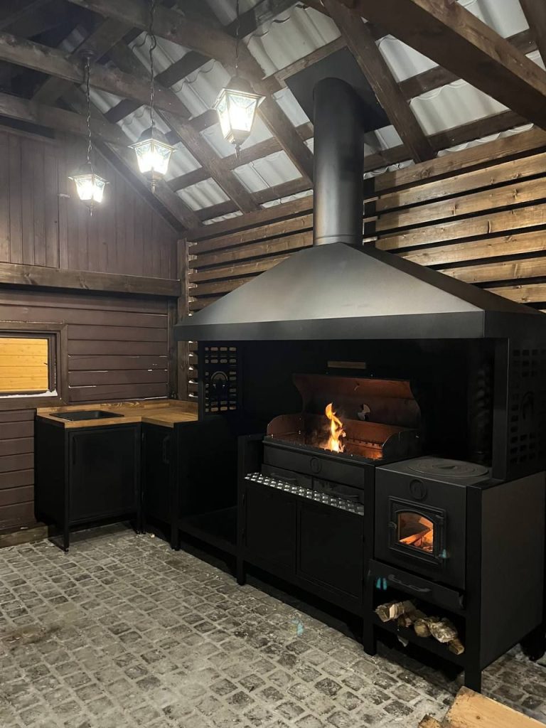 باربیکیو گازی بزرگ مناسب رستوران