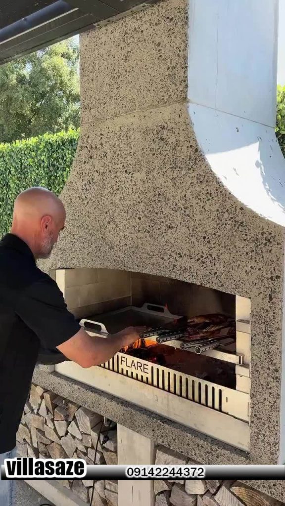 باربیکیو ذغالی ویلایی باغی
