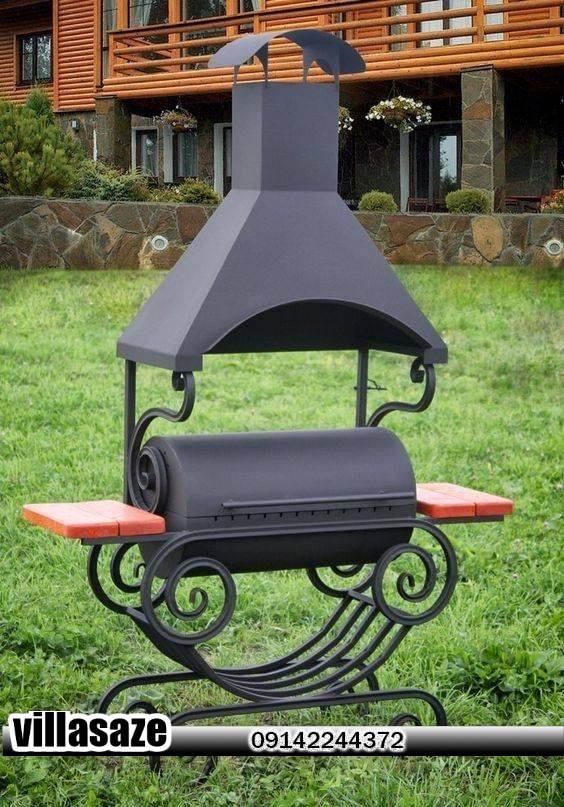 باربیکیو ذغالی مخصوص فضای باز