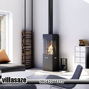 بخاری هیزمی ویلایی مدرن