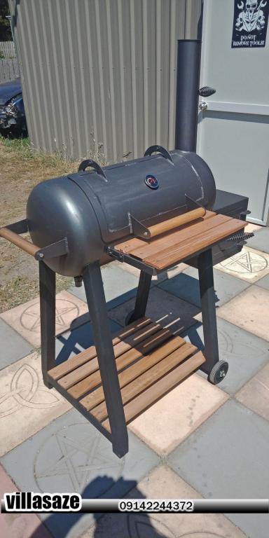 باربیکیو ذغالی باغی چرخ دار