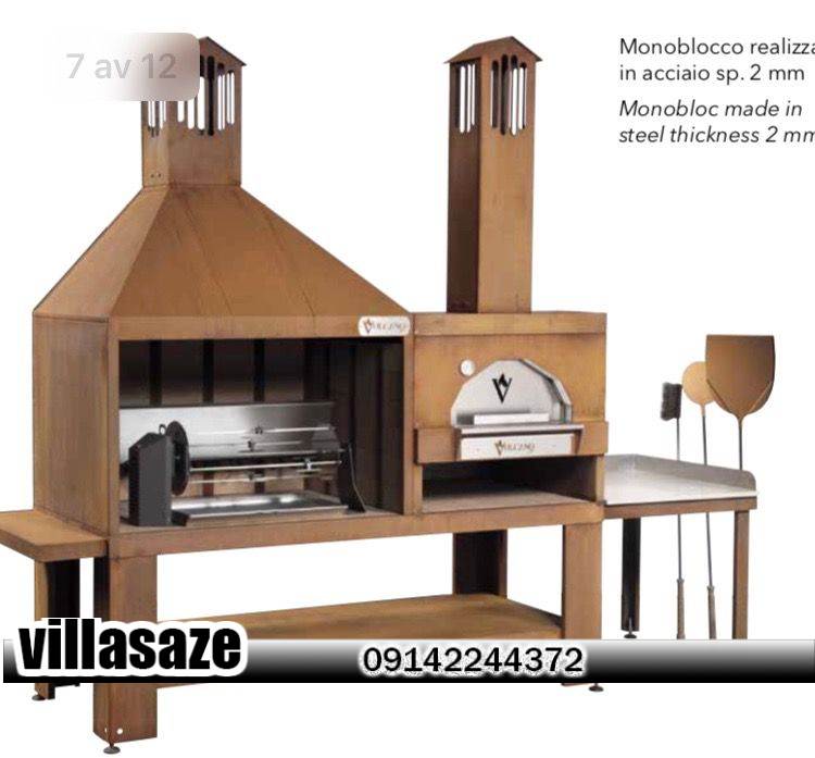 باربیکیو ذغالی ویلایی