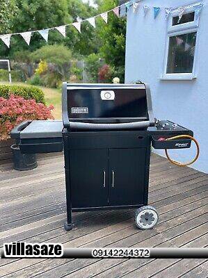 باربیکیو ذغالی گازی ویلایی کابینت دار سینی کناری و چرخ دار