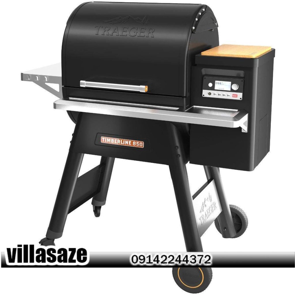 باربیکیو ذغالی گازی چرخ دار ویلایی