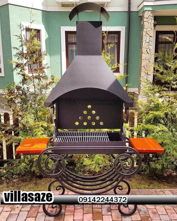 باربیکیو ذغالی ویلایی مناسب فضای باز