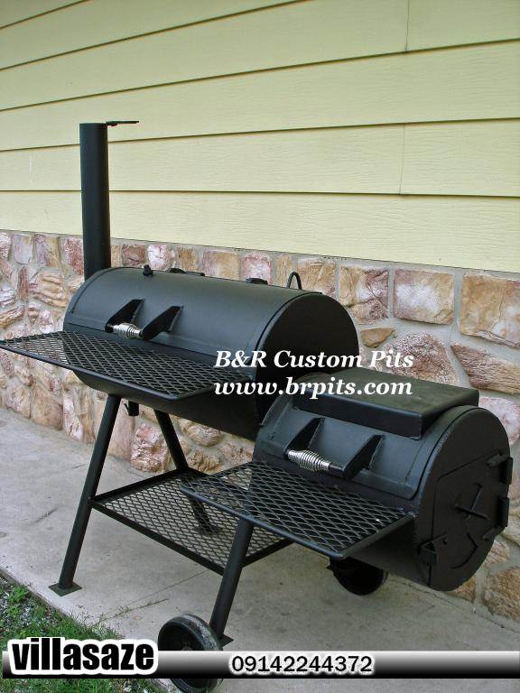 باربیکیو ذغالی ویلایی چرخ داری مناسب فضای باز
