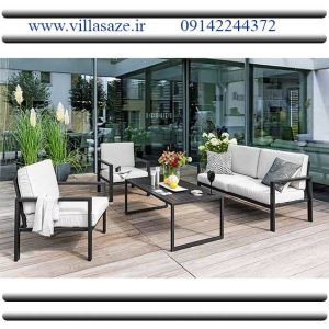 مبلمان فلزی ویلایی مدرن