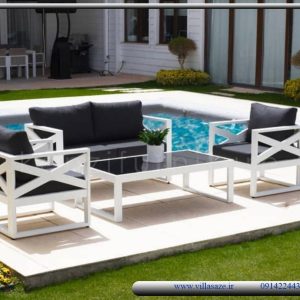 مبلمان فلزی ویلایی