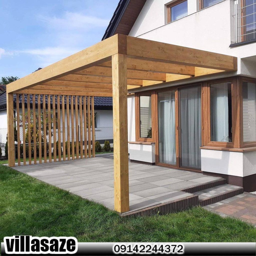 آلاچیق چوبی ویلایی